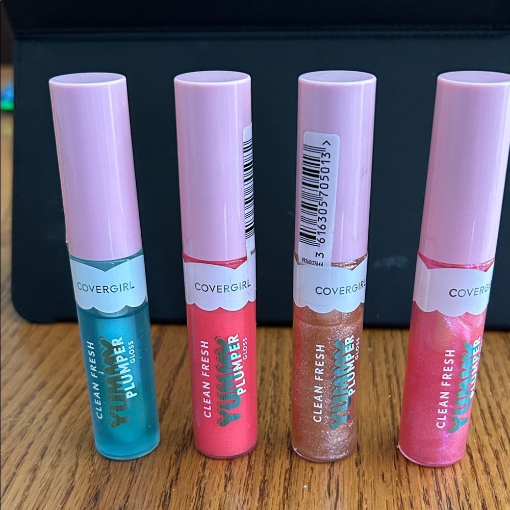 COVERGIRL Clean Fresh Plumping Lip Gloss Collection - Blue, Pink, Gold